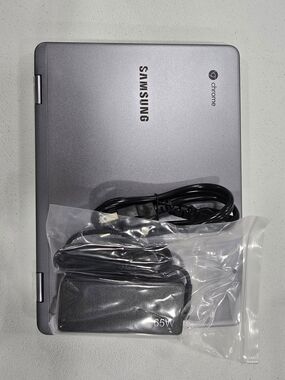 Samsung Silver Chromebook with 65W Charger and Power Cord Giveaway